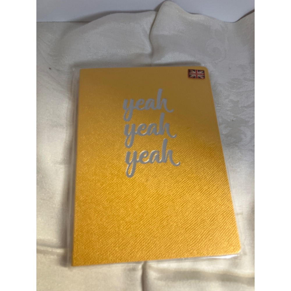 Yeah‎ Yeah Yeah A5 Journal Lined Pages Yellow Notebook Stationary